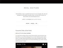 Tablet Screenshot of blog.burningreel.co.uk